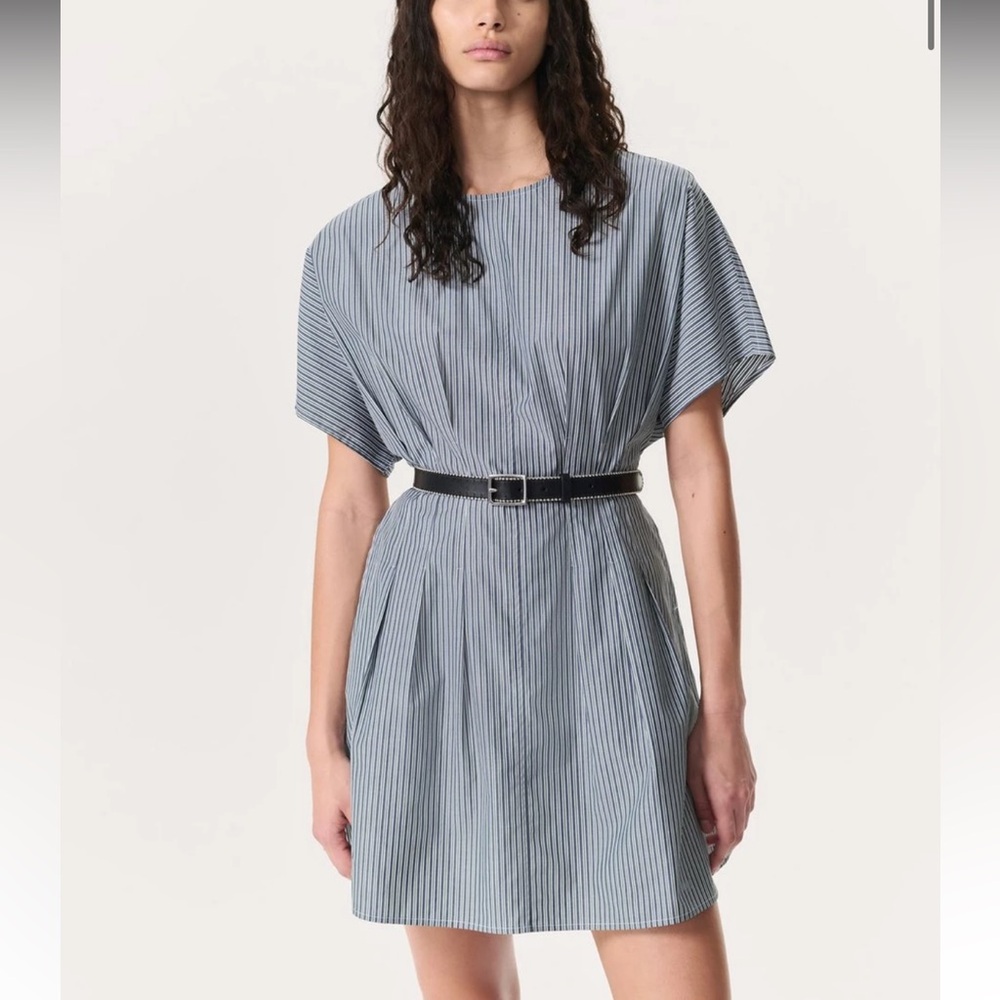 Rag & Bone Stripe Mini Poplin Dress
